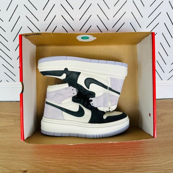 ❤️Air Jordan 1 Elevate Hi Titanium Womens Shoes Platform 8.5 Purple DN3253-500❤️ - Picture 11 of 13